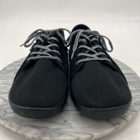 WHITIN Sneakers Mens 13.5 Black Canvas Barefoot Minimalist Zero Drop Athletic 47 - Picture 3 of 13